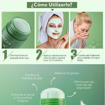 1+1 GRATIS   Mascarilla de té verde